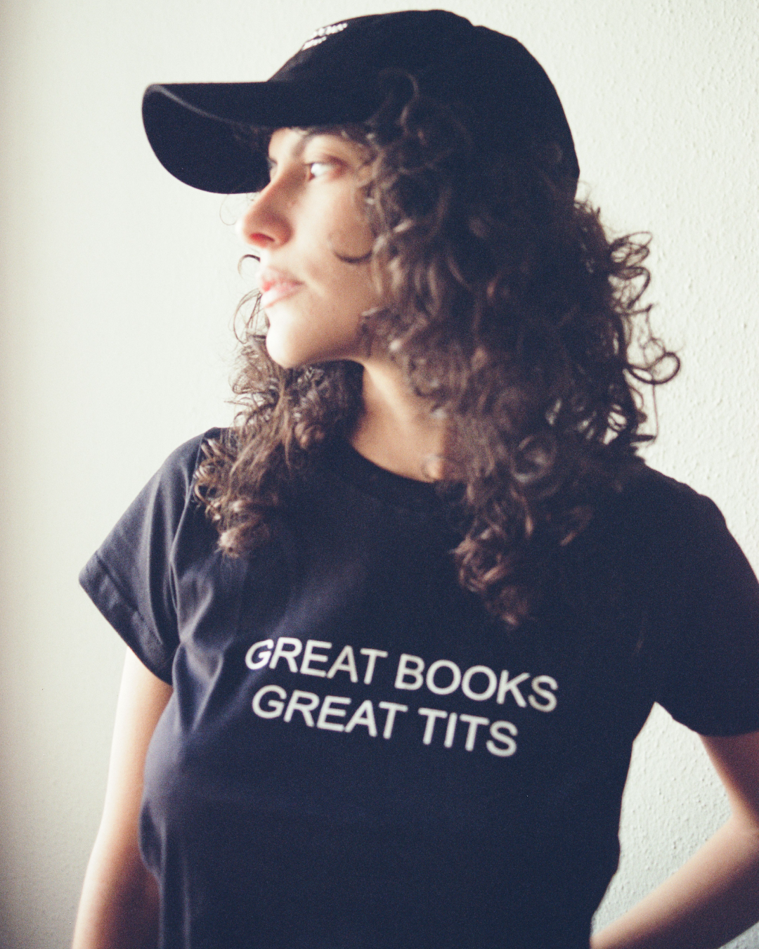 Black | Great Books Great Tits Tee