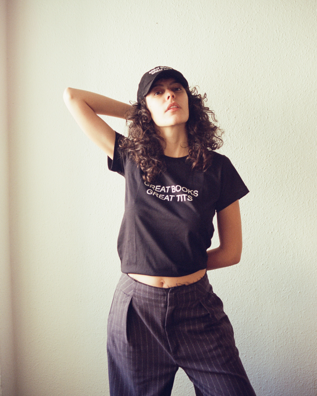 Black | Great Books Great Tits Tee